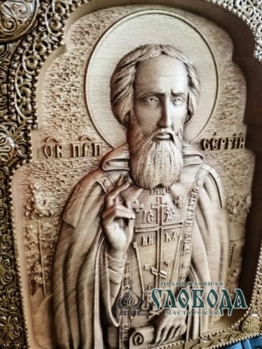 Икона Сергий Радонежский