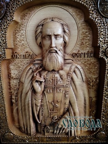 Икона Сергий Радонежский